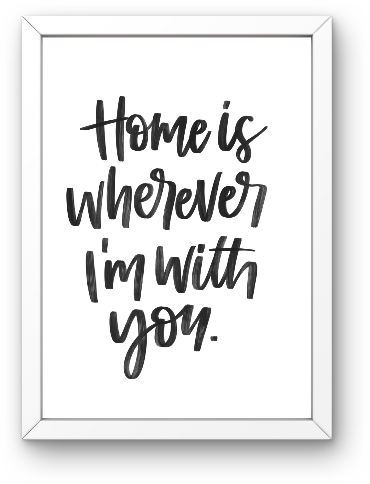 Home is wherever I'm with you