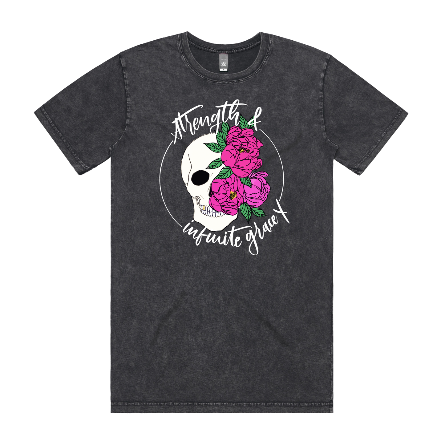 Strength Skull Stonewash Tee