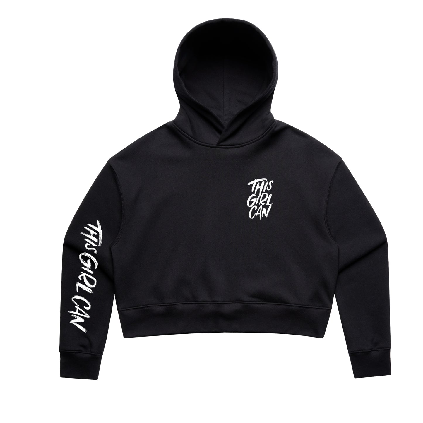This Girl Can Women's Crop Hoodie