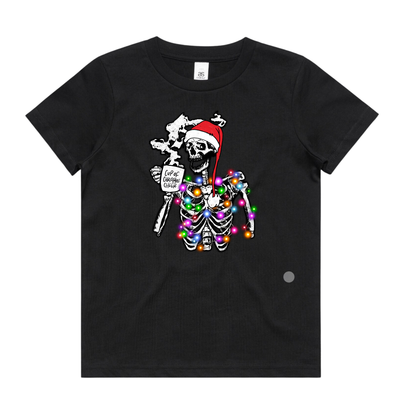 Skeleton Santa Kids T-Shirt