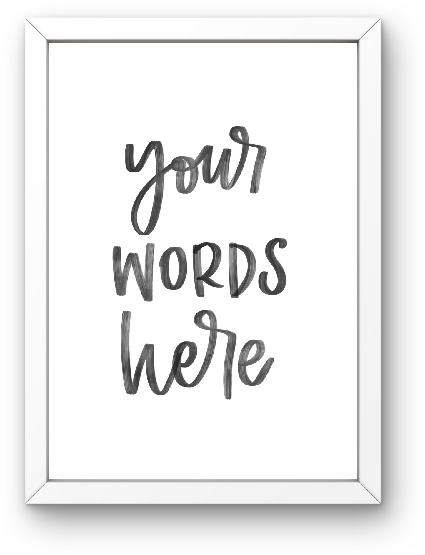 Custom Lettered Pieces