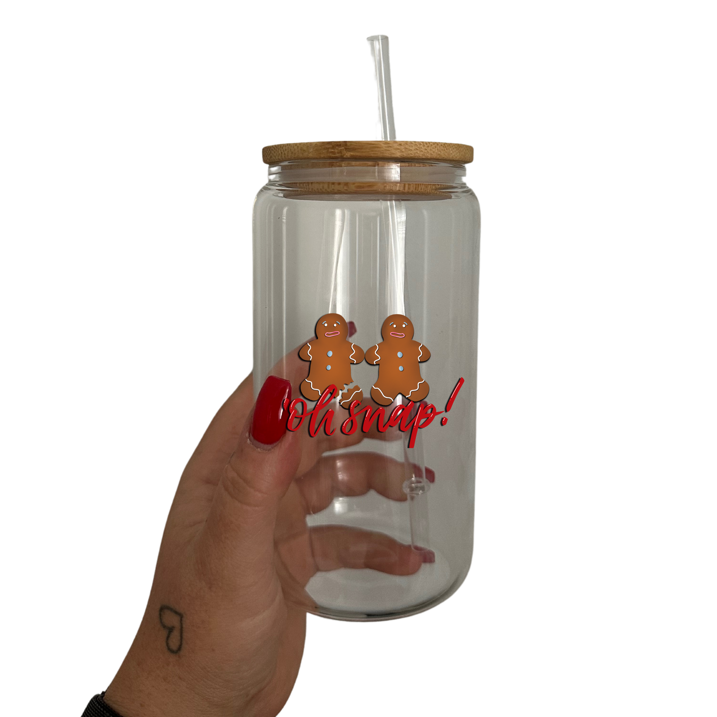 Christmas Glass Can