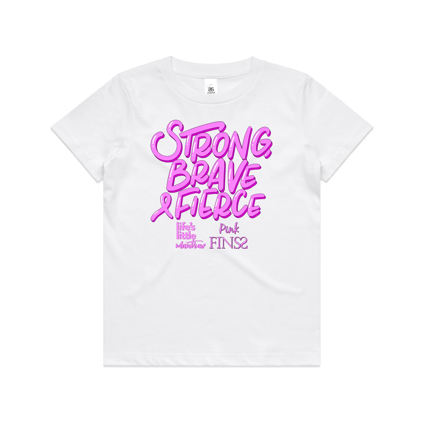 LLM x Pink Finss Kids Tee