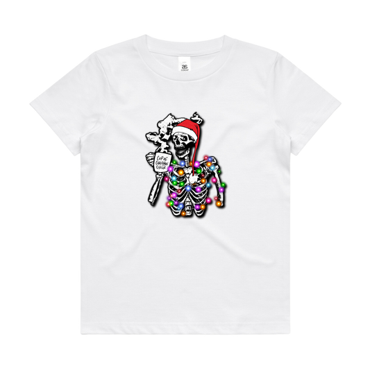 Skeleton Santa  Kids T-Shirt